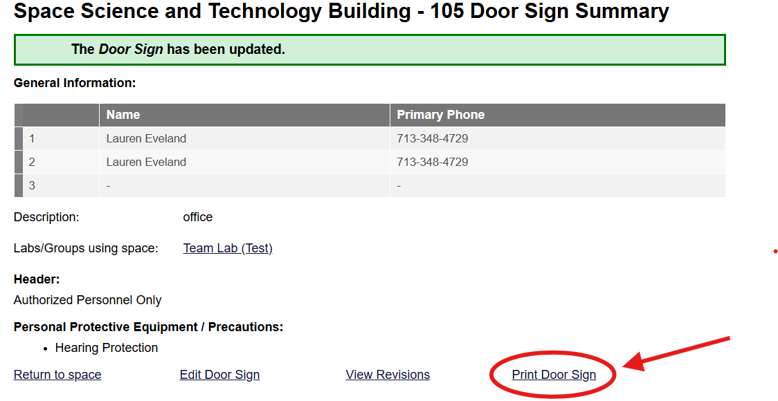 Door Sign Step 11